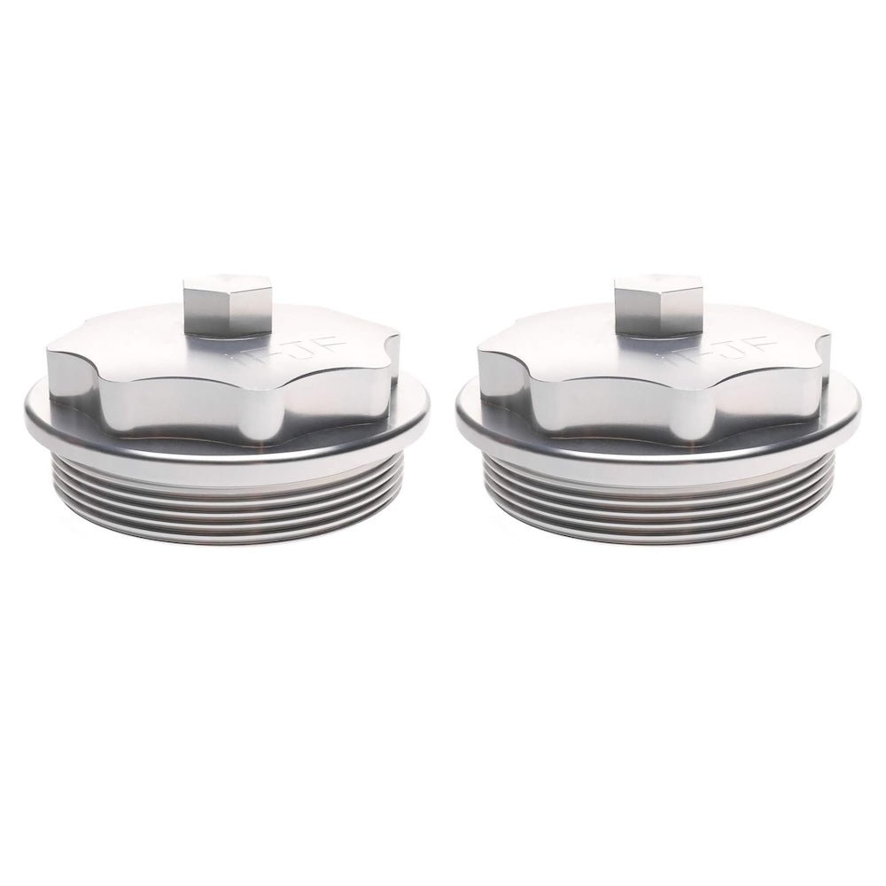 BILLET FUEL FILTER CAP FOR 7.3L POWERSTROKE 1999-2003 ALUMINUM 2-PACK