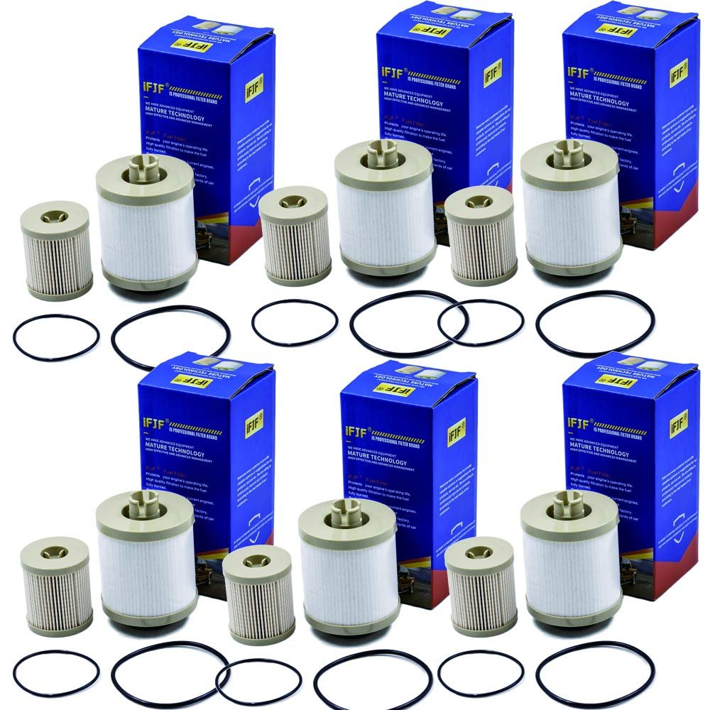 FD4616 FUEL FILTER LOWER LIFTER PUMP FILTER AND UPPER FUEL BOWL FILTER REPLACEMENT FOR 6.0L V8 SUPER DUTY F250 F350 F450