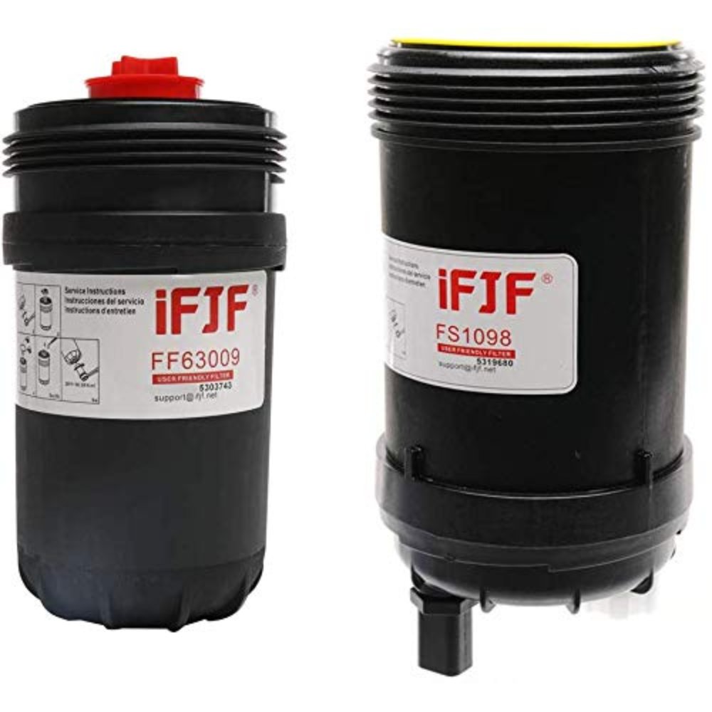 FS1098 FUEL WATER SEPARATOR W/ PCV FOR CUMMINS B6.7 ISL8.9 10 MICRON