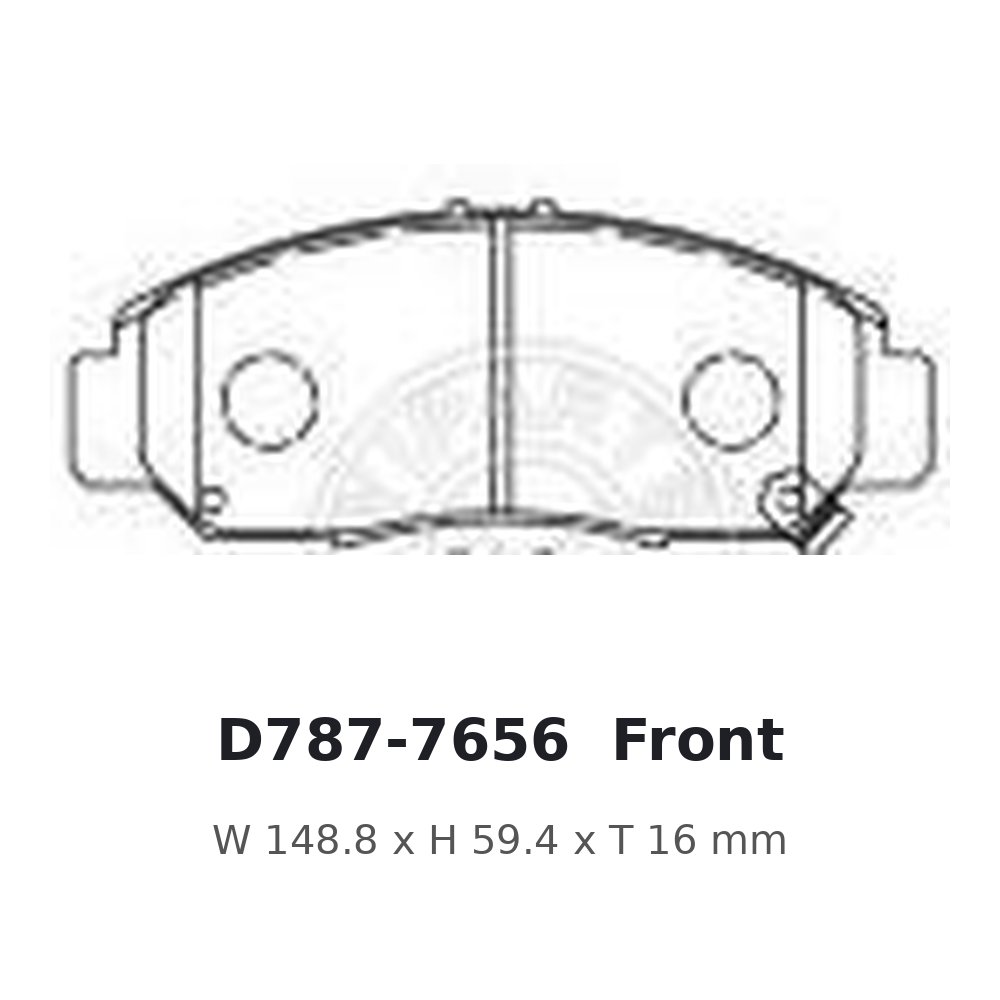 BRAKE PAD SET FRONT, CERAMIC