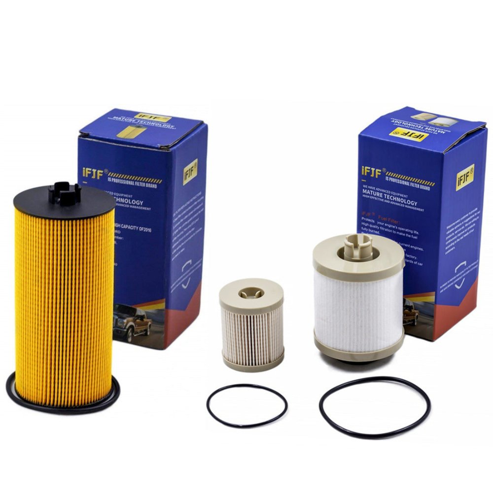 FD4616 FUEL FILTER AND FL2016 OIL FILTER FOR F250-F550 SUPER DUTY 6.0L 2003-2007 EXCURSION 6.0L 2003-2005 3C3Z-9N184-CA